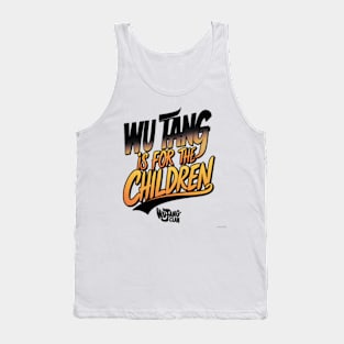 Wutang is for the children Black yellow colors Tank Top